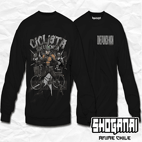 OPM01 Ciclista sin Licencia - One Punch Man / Crewneck - Poleron Polo