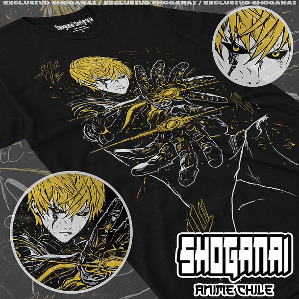OPM04 Genos - One Punch Man / Polera manga corta 1
