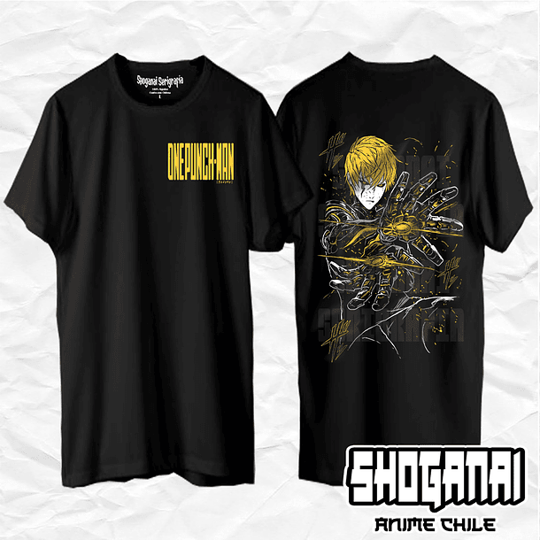 OPM04 Genos - One Punch Man / Polera manga corta 1