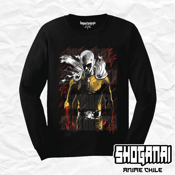 OPM05 Saitama - One Punch Man / Polera manga larga 1