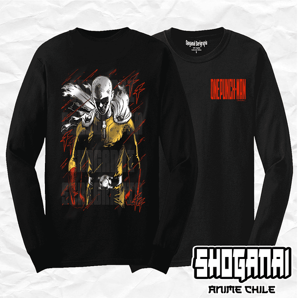 OPM05 Saitama - One Punch Man / Polera manga larga 1