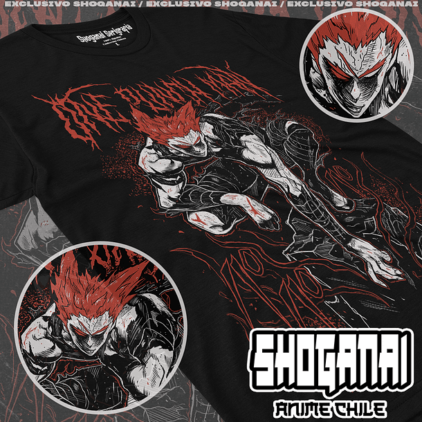 OPM08 Garou - One Punch Man / Polera manga corta 1