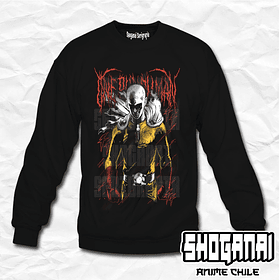 OPM09 Saitama - One Punch Man / Crewneck - Poleron Polo