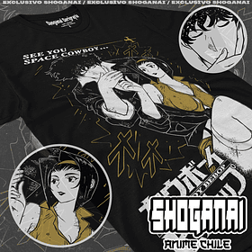 CWB01 Spike y Faye - Cowboy Bebop / Polera manga corta