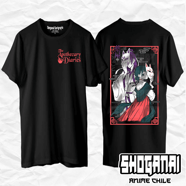 TAD03 Jinshi y Maomao - The Apothecary Diaries / Polera manga corta 1
