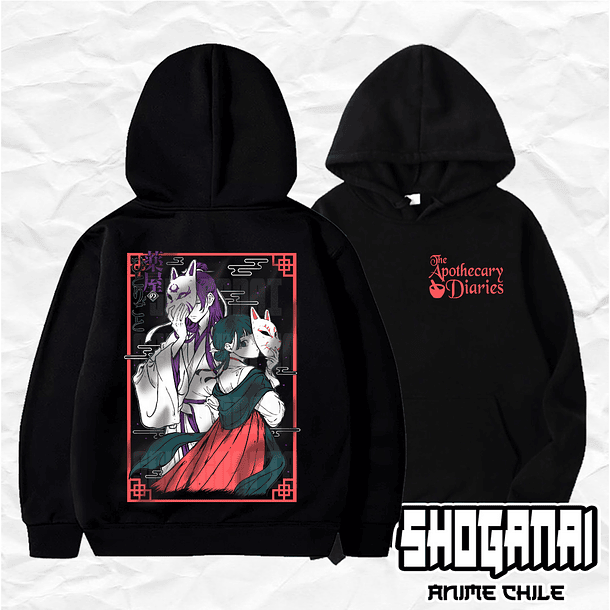 TAD03 Jinshi y Maomao - The Apothecary Diaries / Hoddie - Poleron Canguro 1