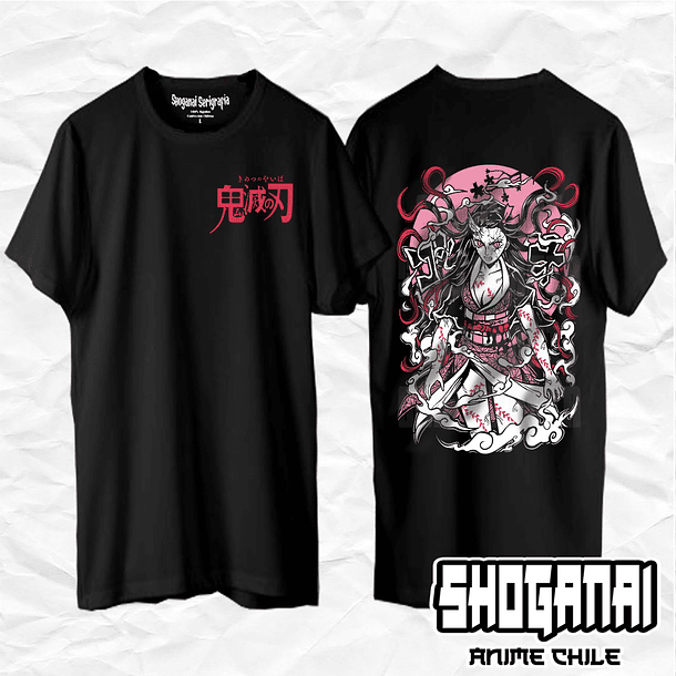 KNY02 Nezuko Kamado - Kimetsu No Yaiba / Polera manga corta 1