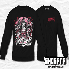 KNY02 Nezuko Kamado - Kimetsu No Yaiba / Crewneck - Poleron Polo