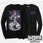 KNY05 Akaza - Kimetsu No Yaiba / Polera manga larga 1