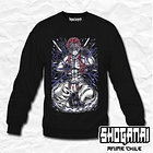KNY05 Akaza - Kimetsu No Yaiba / Crewneck - Poleron Polo 1