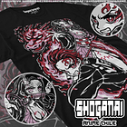 KNY07 Nezuko y Tanjiro - Kimetsu No Yaiba / Polera manga corta 1