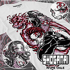 KNY07 Nezuko y Tanjiro - Kimetsu No Yaiba / Polera manga corta 1