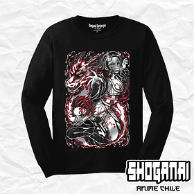 KNY07 OP2 Nezuko y Tanjiro - Kimetsu No Yaiba / Polera manga larga