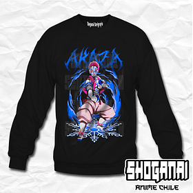 KNY08 Akaza - Kimetsu No Yaiba / Crewneck - Poleron Polo