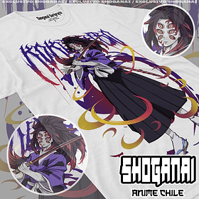 KNY10 Kokushibo - Kimetsu No Yaiba / Polera manga corta
