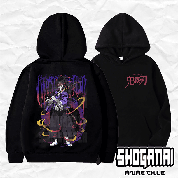 KNY10 Kokushibo - Kimetsu No Yaiba / Hoddie - Poleron Canguro 1