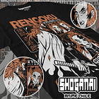 KNY11 Kyojuro Rengoku - Kimetsu No Yaiba / Polera manga corta 1