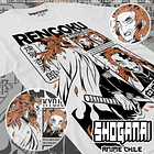KNY11 Kyojuro Rengoku - Kimetsu No Yaiba / Polera manga corta 1