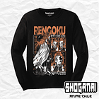 KNY11 Kyojuro Rengoku - Kimetsu No Yaiba / Polera manga larga 1