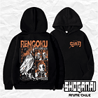 KNY11 Kyojuro Rengoku - Kimetsu No Yaiba / Hoddie - Poleron Canguro 1