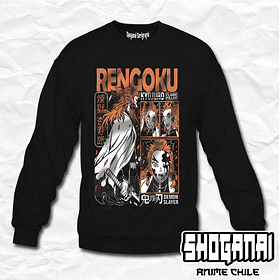 KNY11 Kyojuro Rengoku - Kimetsu No Yaiba / Crewneck - Poleron Polo