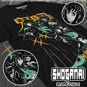 KNY12 Muichiro Tokito - Kimetsu No Yaiba / Polera manga corta