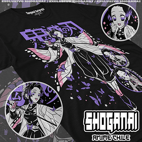 KNY13 Shinobu Kocho - Kimetsu No Yaiba / Polera manga corta