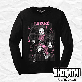 KNY14 Nezuko Kamado - Kimetsu No Yaiba / Polera manga larga