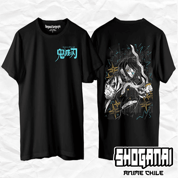 KNY17 Obanai Iguro - Kimetsu No Yaiba / Polera manga corta 1