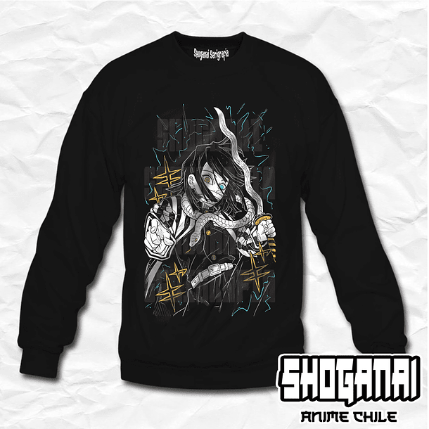 KNY17 Obanai Iguro - Kimetsu No Yaiba / Crewneck - Poleron Polo 1