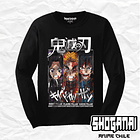 KNY18 Shinobu, Rengoku y Tomioka - Kimetsu No Yaiba / Polera manga larga 1
