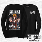 KNY18 Shinobu, Rengoku y Tomioka - Kimetsu No Yaiba / Polera manga larga 1