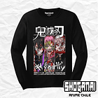 KNY19 Obanai, Mitsuri y Uzui - Kimetsu No Yaiba / Polera manga larga 1