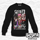 KNY19 Obanai, Mitsuri y Uzui - Kimetsu No Yaiba / Crewneck - Poleron Polo 1