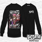 KNY19 Obanai, Mitsuri y Uzui - Kimetsu No Yaiba / Crewneck - Poleron Polo 1
