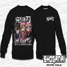 KNY19 Obanai, Mitsuri y Uzui - Kimetsu No Yaiba / Crewneck - Poleron Polo