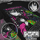 KNY21 Giyu Tomioka - Kimetsu No Yaiba / Polera manga corta 1