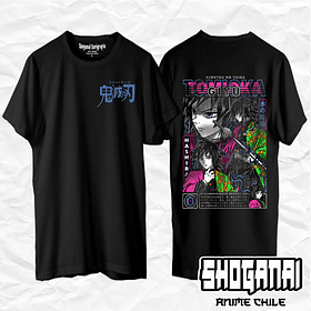 KNY21 Giyu Tomioka - Kimetsu No Yaiba / Polera manga corta