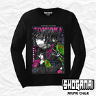 KNY21 Giyu Tomioka - Kimetsu No Yaiba / Polera manga larga 1