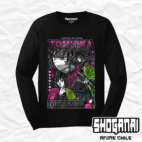 KNY21 Giyu Tomioka - Kimetsu No Yaiba / Polera manga larga