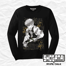 KNY22 Sanemi Shinazugawa - Kimetsu No Yaiba / Polera manga larga