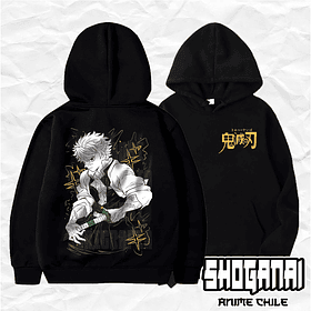 KNY22 Sanemi Shinazugawa - Kimetsu No Yaiba / Hoddie - Poleron Canguro