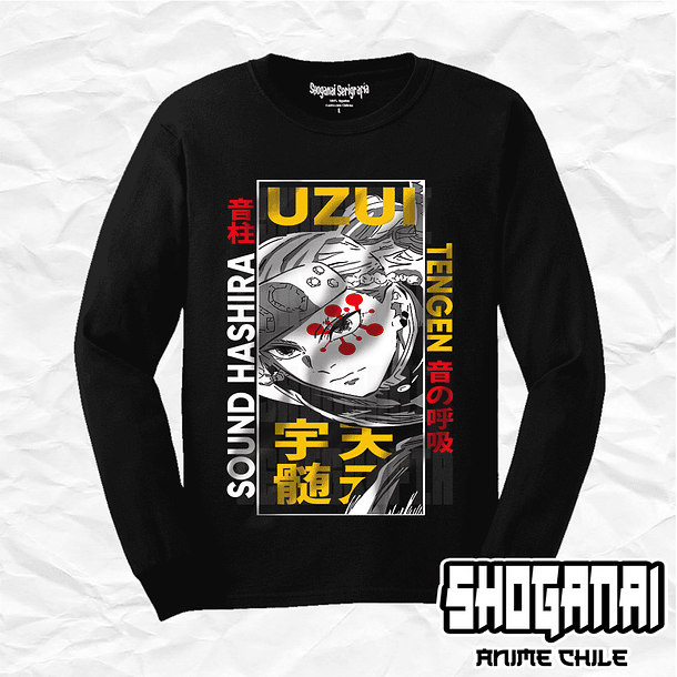 KNY23 Tengen Uzui - Kimetsu No Yaiba / Polera manga larga 1