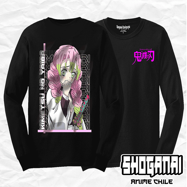 KNY24 Mitsuri Kanroji - Kimetsu No Yaiba / Polera manga larga 1