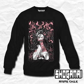 KNY25 Nezuko Kamado - Kimetsu No Yaiba / Crewneck - Poleron Polo