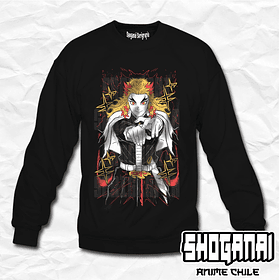 KNY26 Kyojuro Rengoku - Kimetsu No Yaiba / Crewneck - Poleron Polo