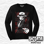 KNY27 Muzan Kibutsuji - Kimetsu No Yaiba / Polera manga larga 1