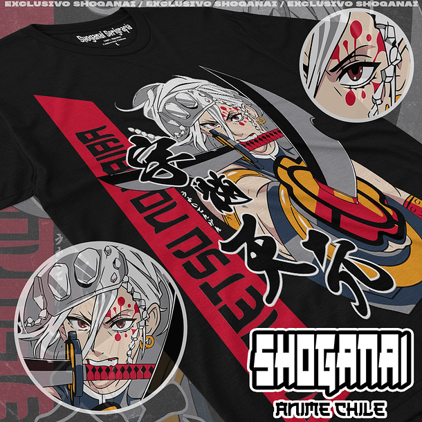 KNY28 Tengen Uzui - Kimetsu No Yaiba / Polera manga corta 1