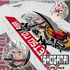 KNY28 Tengen Uzui - Kimetsu No Yaiba / Polera manga corta 1