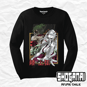 KNY31 Daki y Gyutaro - Kimetsu No Yaiba / Polera manga larga
